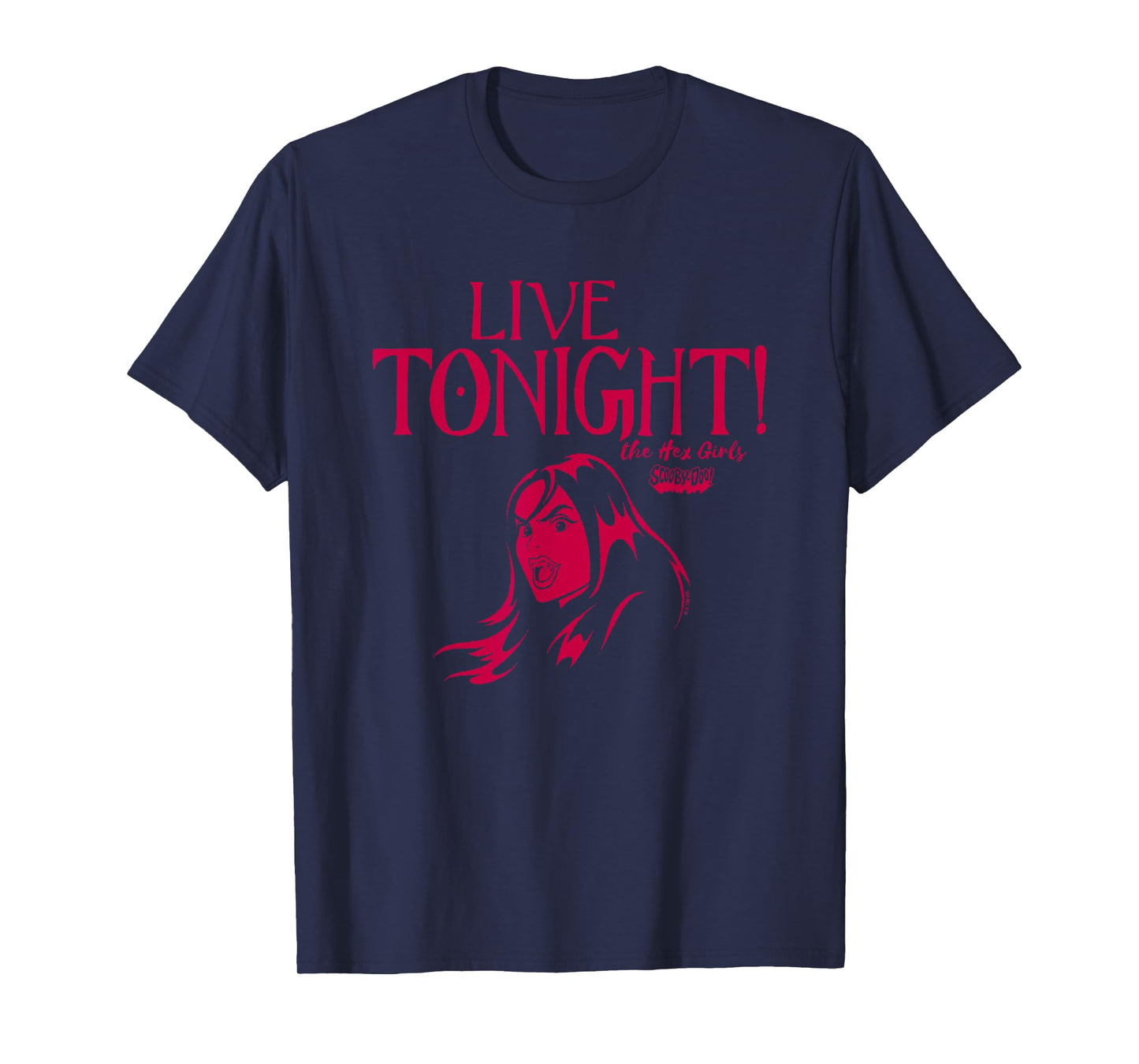 Scooby-Doo Live Tonight! The Hex Girls Silhouette Chest Logo T-Shirt