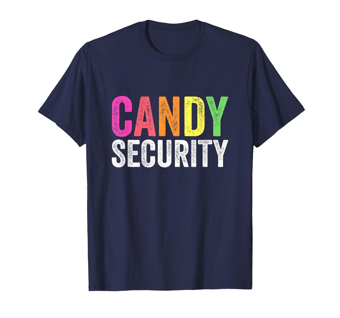 Funny Candy Security Halloween Costume T-Shirt