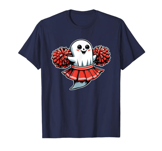 Cheerleading Ghost Halloween Cheerleader T-Shirt