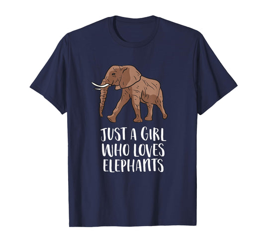 Just a Girl Who Loves Elephants T-Shirt