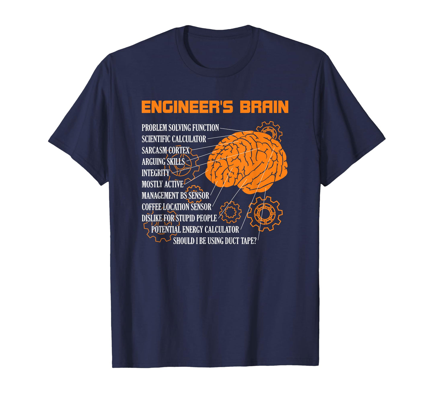 Engineer's Brain Funny Engineering Games Process Engineer T-Shirt