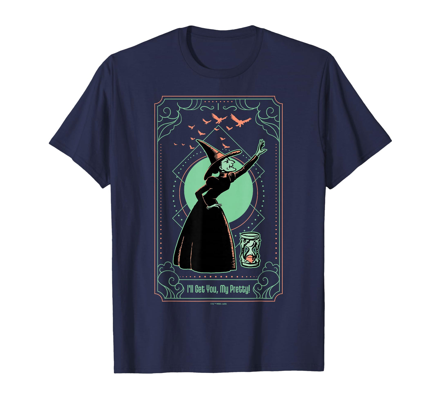 The Wizard of Oz Wicked Witch I'll Get You My Pretty Tarot T-Shirt