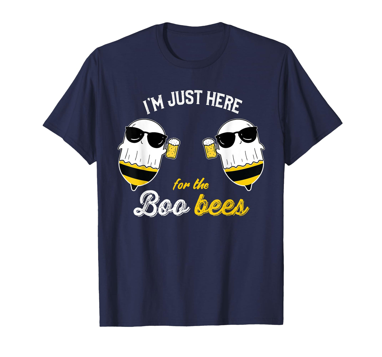 I'm just Here for the Boo Bees Halloween Funny T-Shirt