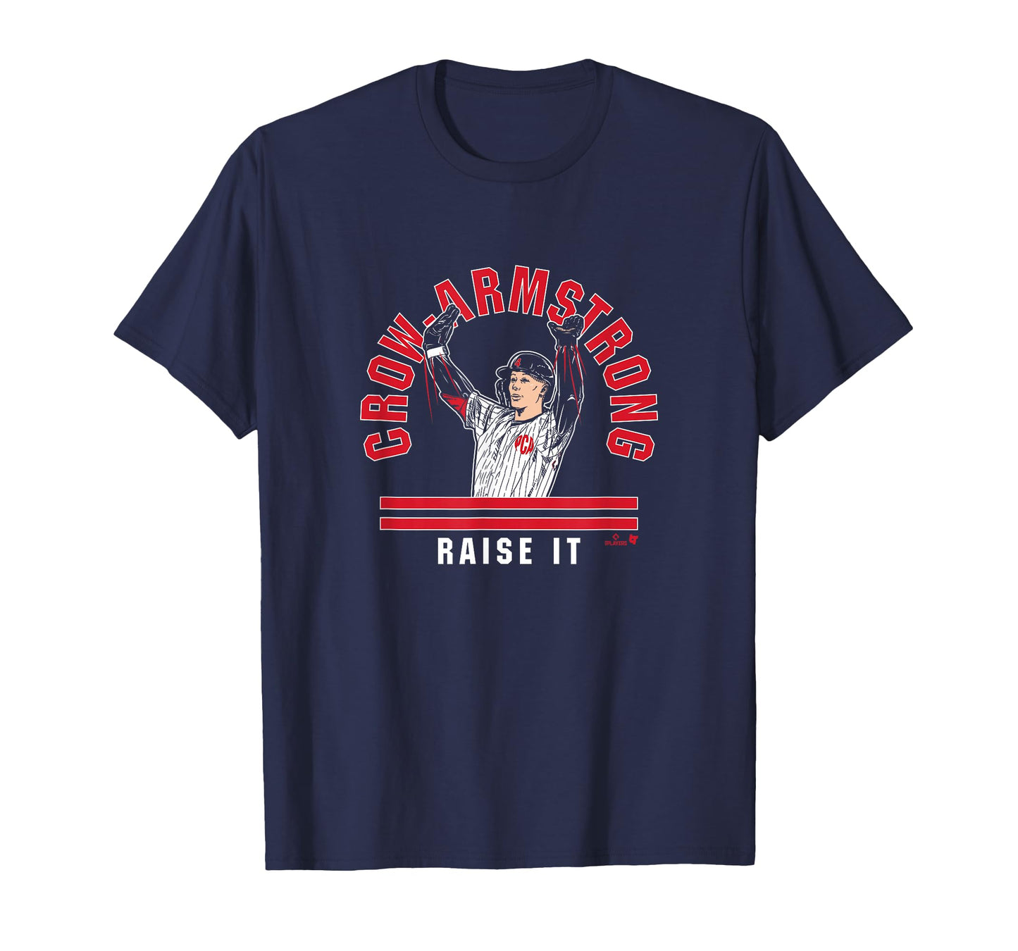 Pete Crow-Armstrong: Raise The Roof - Chicago Baseball T-Shirt