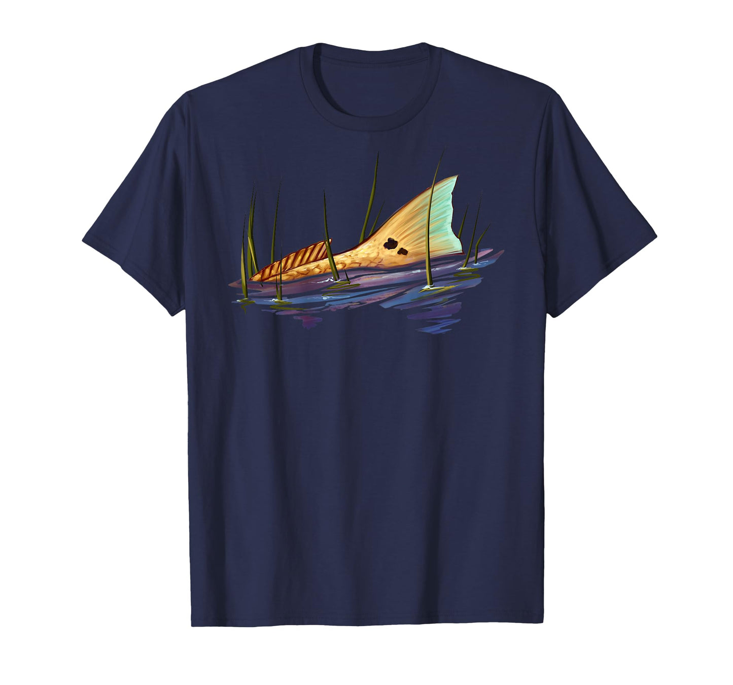 Tailing Redfish T-Shirt | Red Drum Fish Shirt | Redfish Tail T-Shirt