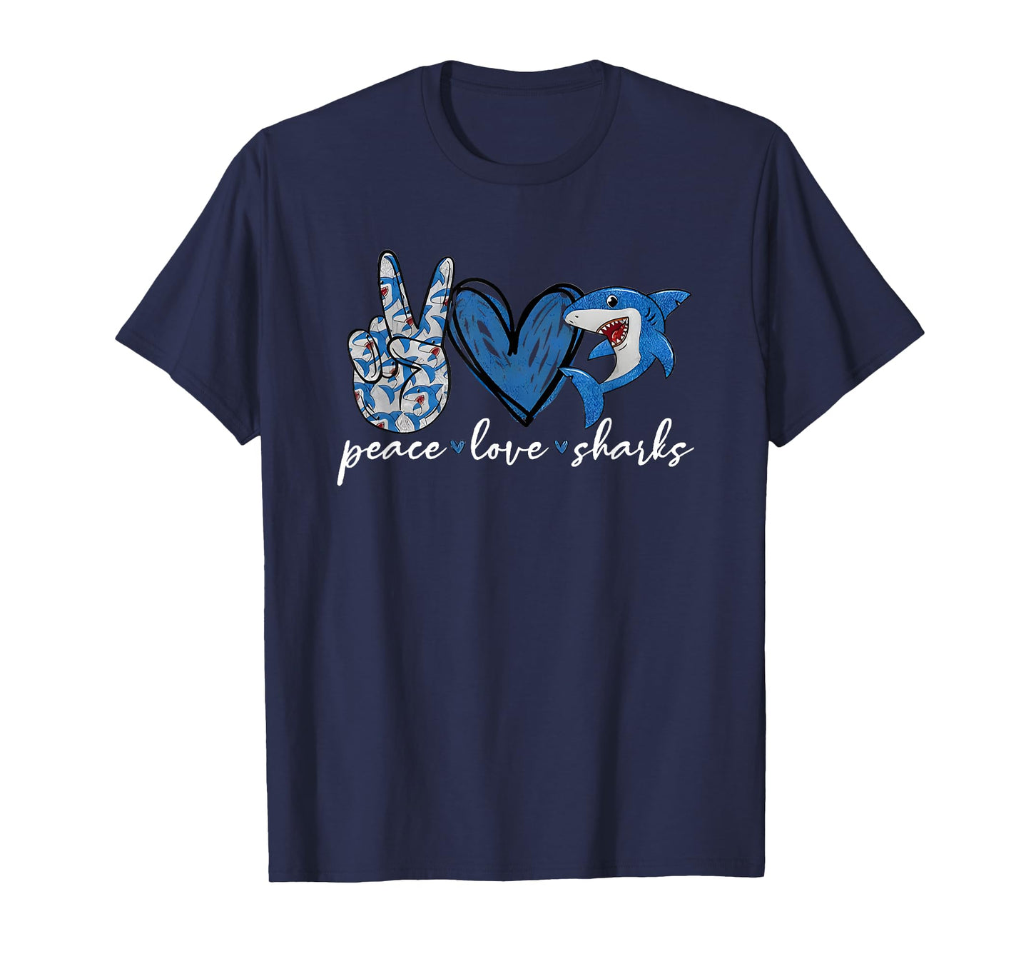 Peace Love Shark T-Shirt