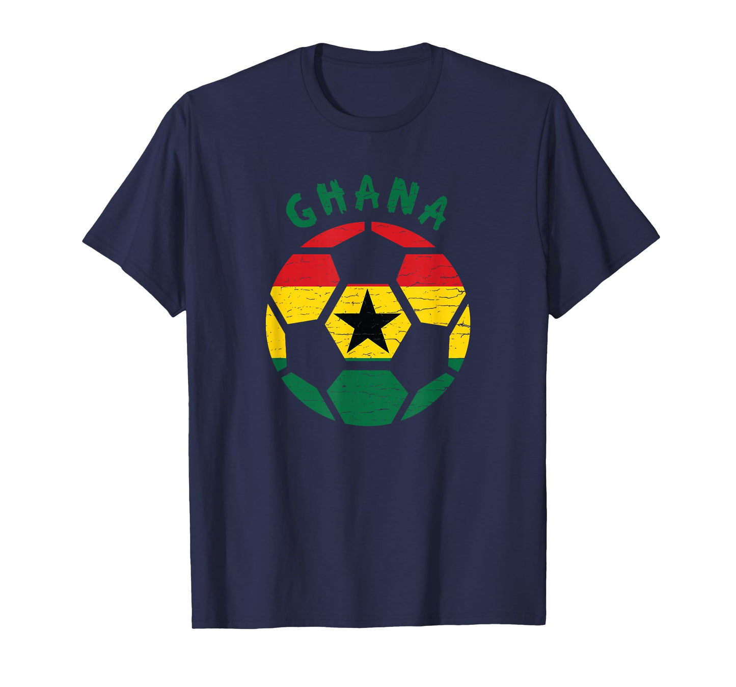 Ghana flag Soccer Ball Flag Jersey - Ghanaian Football T-Shirt