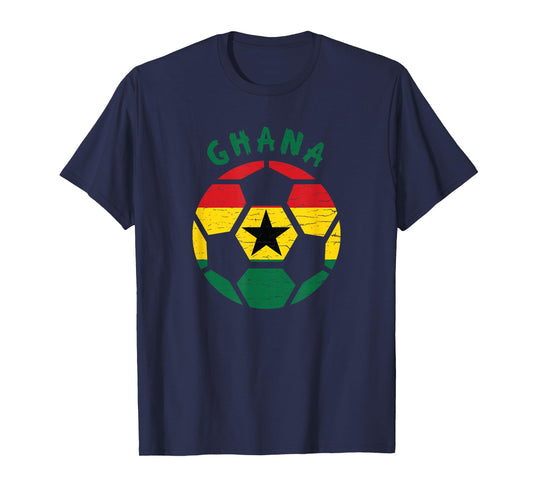 Ghana flag Soccer Ball Flag Jersey - Ghanaian Football T-Shirt