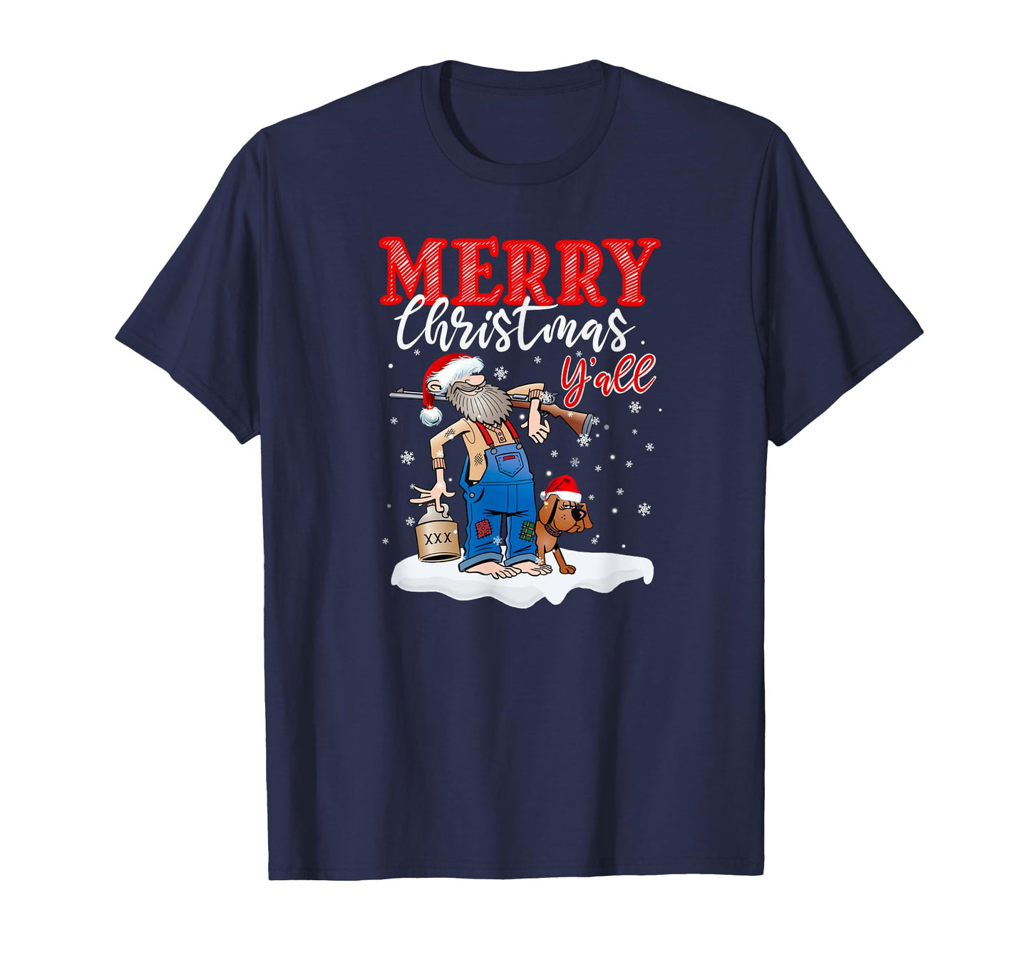 Merry Christmas Y'all, Country Christmas in the Mountains T-Shirt