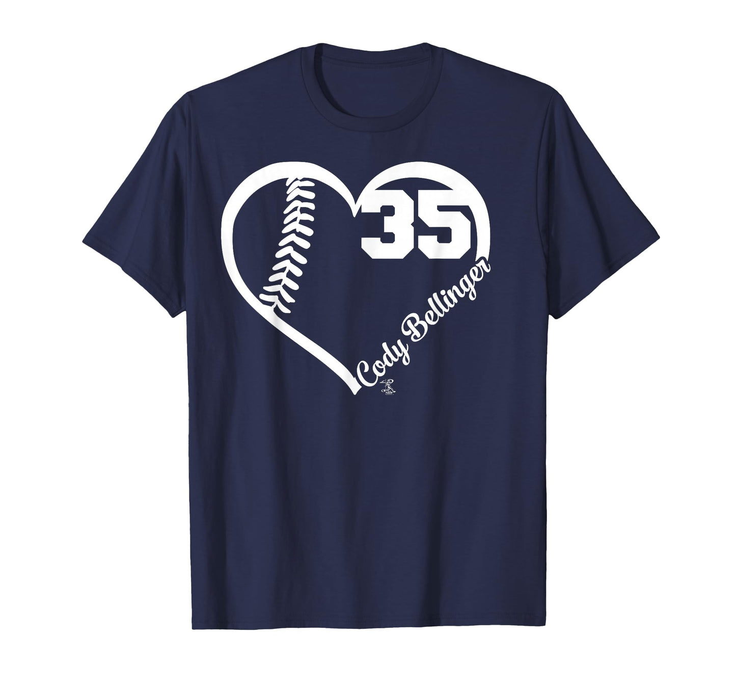 Cody Bellinger Heart Number T-Shirt - Apparel T-Shirt