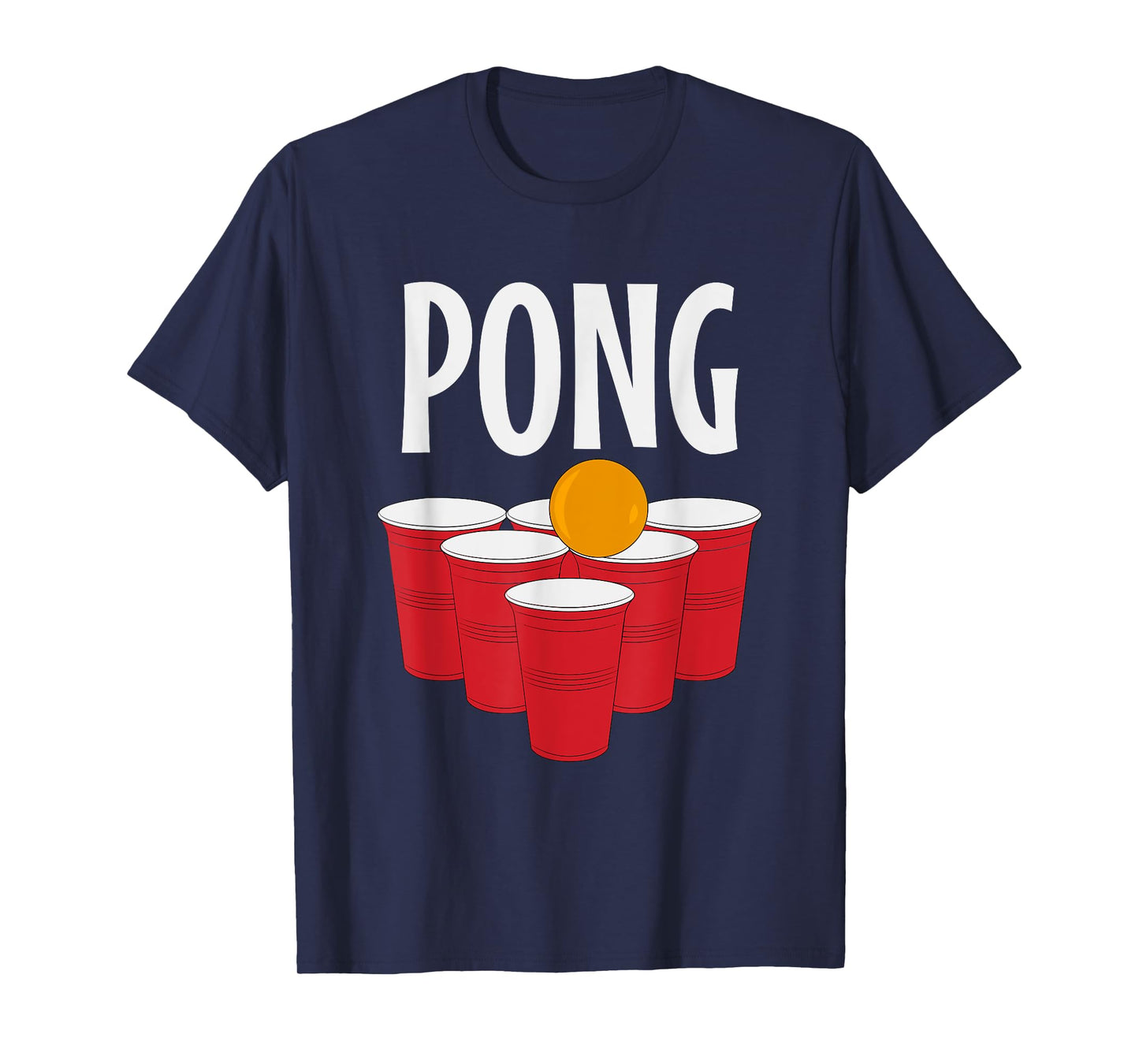 Funny Beer Pong drinking Halloween Carnival Partner Costume T-Shirt