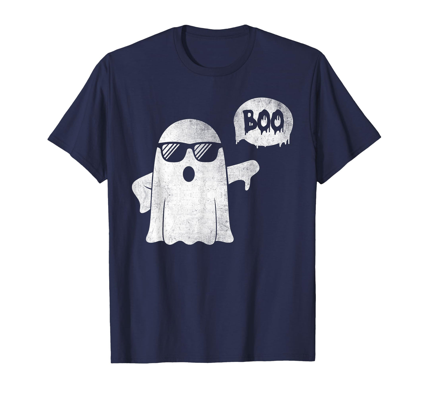 Thumbs Down Boo Ghost Funny Halloween Spooky Boo Men Women T-Shirt