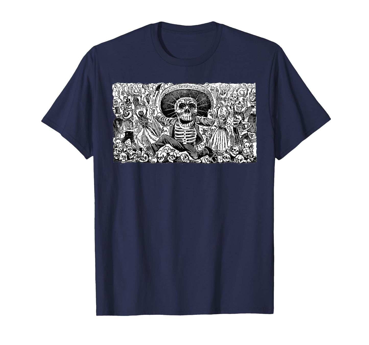 Vintage Mexico Day Of The Dead TShirt - Dia De Los Muertos T-Shirt