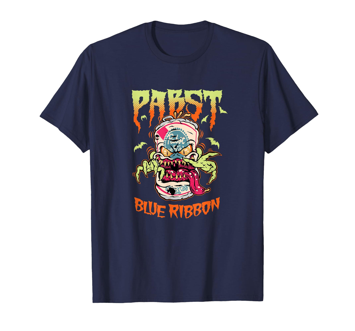 Pabst Blue Ribbon | Halloween Creature Can T-Shirt
