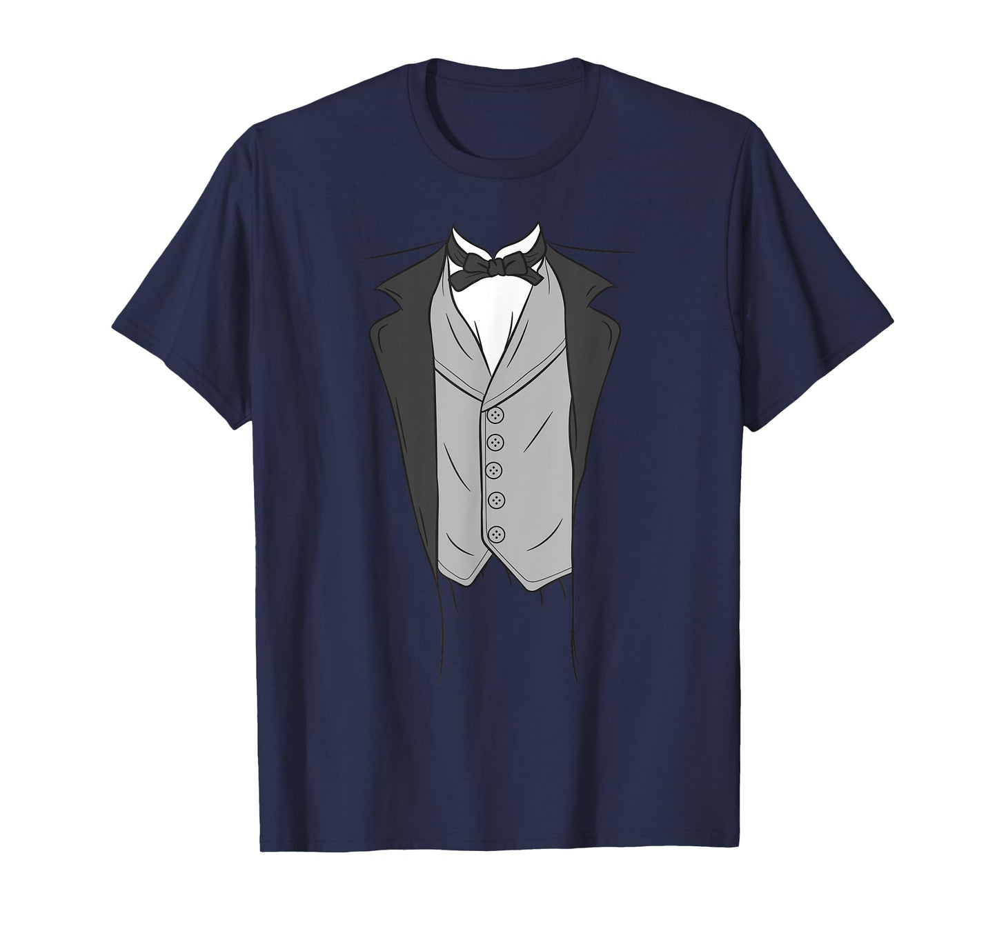 Hallows Eve Throwback Patriotic Suit Lazy Outfit Funny Abraham Lincoln Halloween Abe Tuxedo Easy DIY Costume T-Shirt
