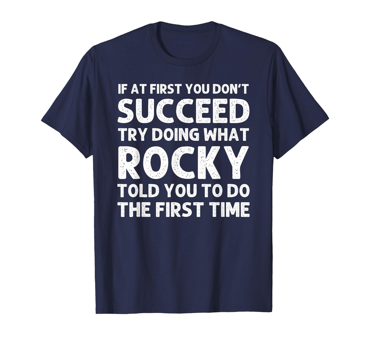 ROCKY Gift Name Personalized Birthday Funny Christmas Joke T-Shirt