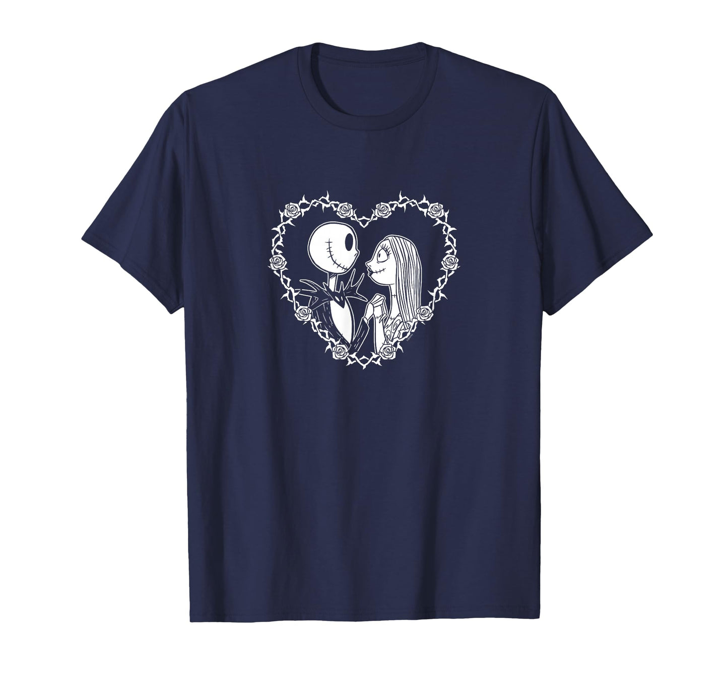The Nightmare Before Christmas - Jack Sally Heart T-Shirt
