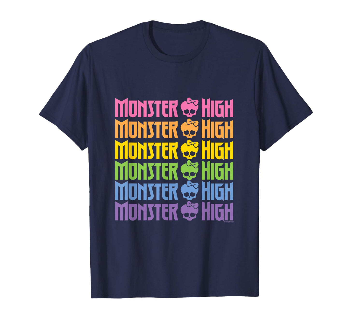 Monster High - Pride Stacked Rainbow Logo T-Shirt