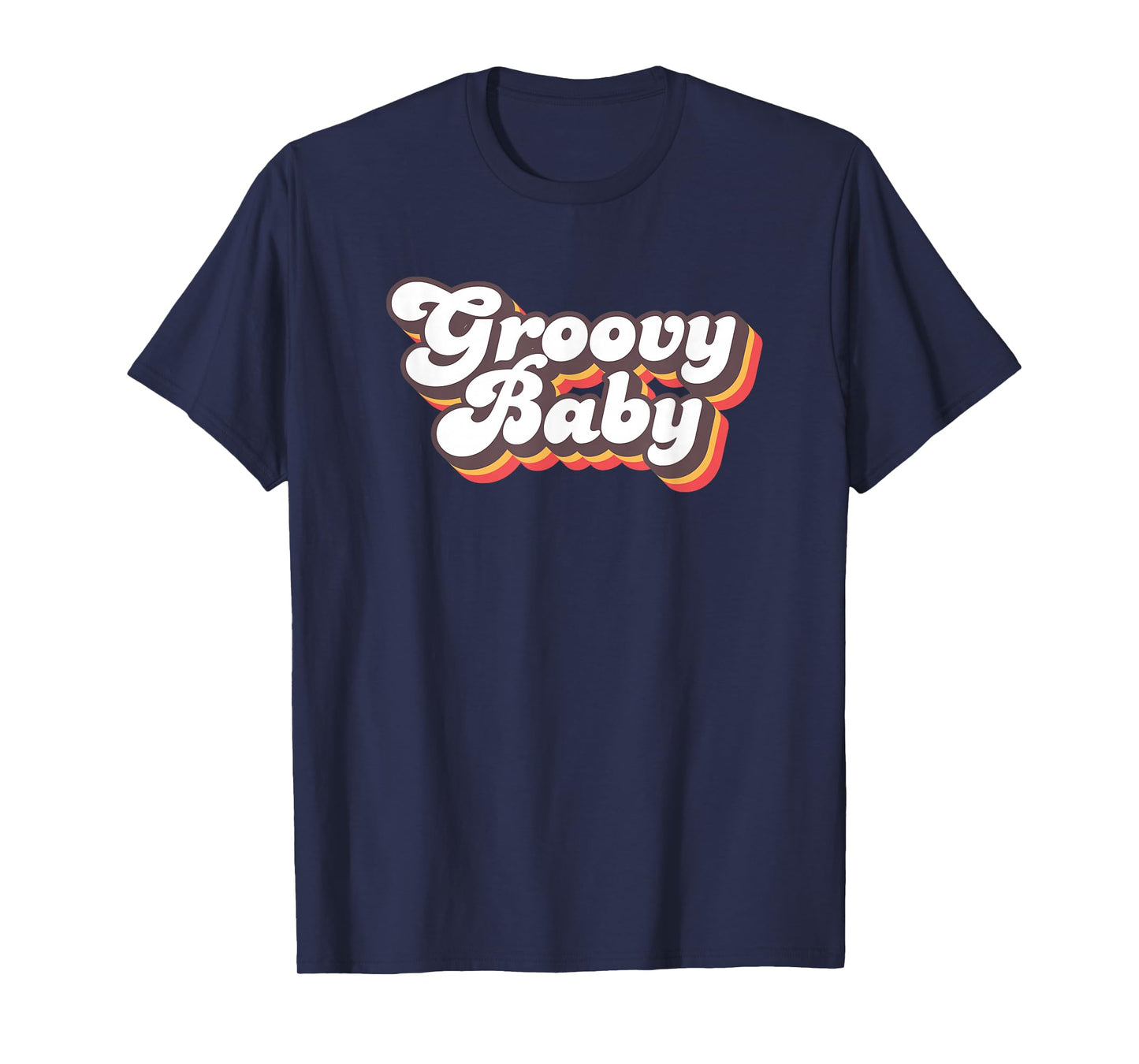 Retro Seventies Style Groovy Baby 70s Fancy Dress T-Shirt