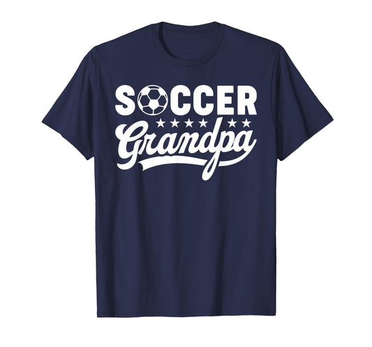 Soccer Grandpa Funny Sports Papa Vintage Humor T-Shirt