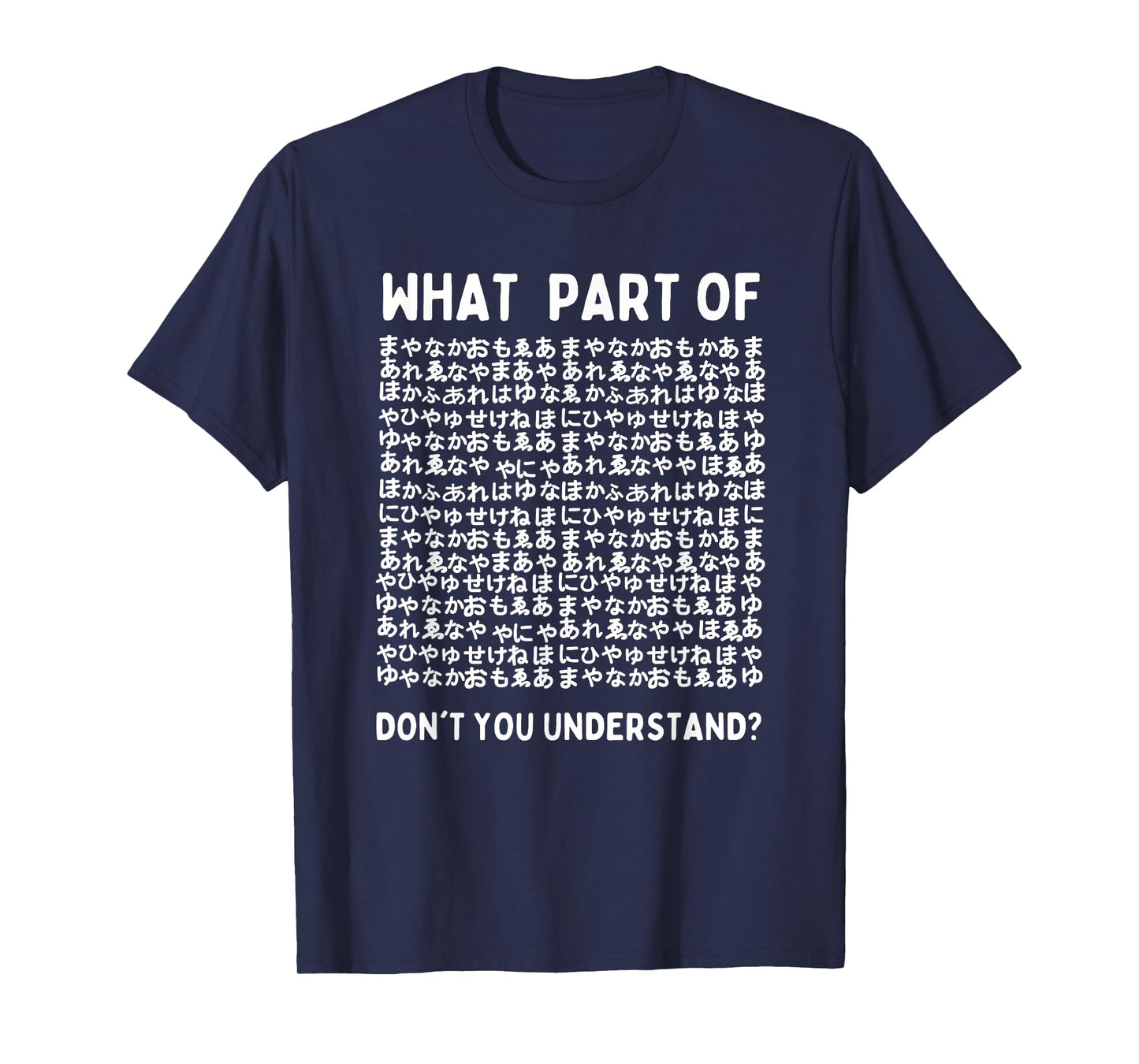 Funny Japanese Symbols Asian Culture Korean Chinese Alphabet T-Shirt