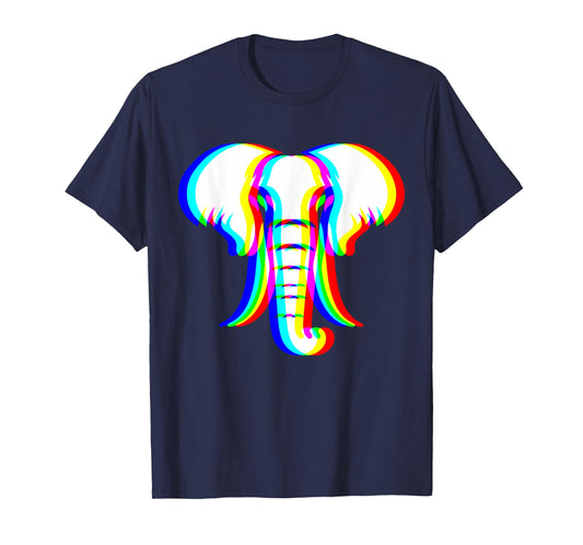 Elephant Vaporwave House Music Festival EDM Techno Rave T-Shirt