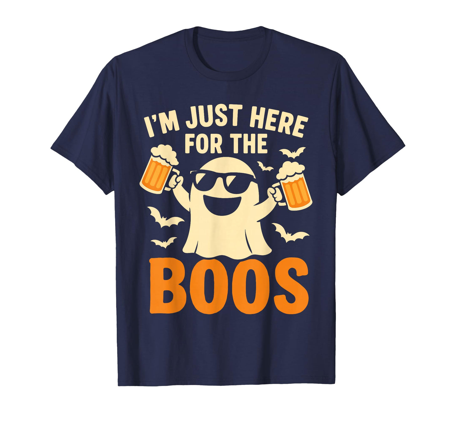 Cute Happy Halloween, Ghost I’m Just Here for the Boos T-Shirt