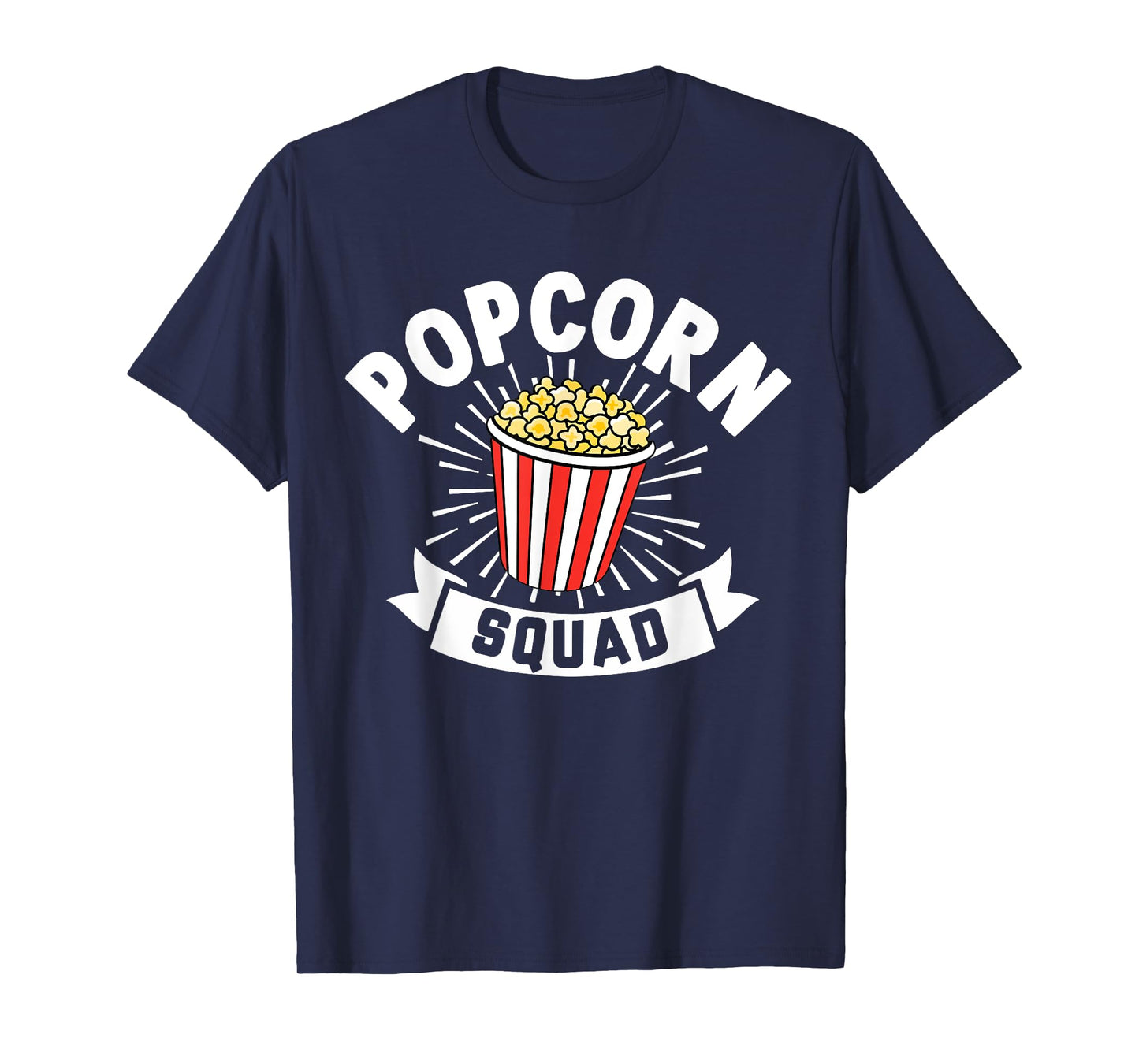 Popcorn Squad Funny Matching For Girls Cinema Movie Night T-Shirt