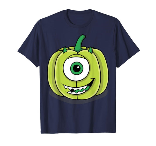 Disney Pixar Monsters Inc. Mike Green Pumpkin Halloween T-Shirt