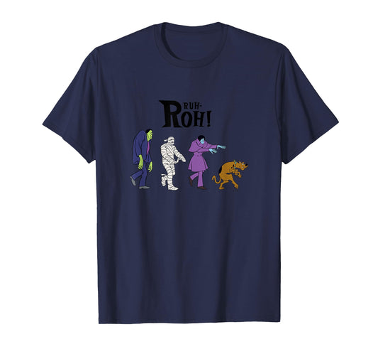 Scooby-Doo Halloween Vintage Spooky Monster Creep Ruh-Roh! T-Shirt