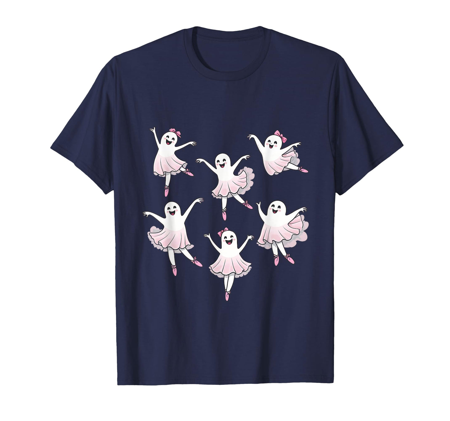 Ballerina Ghosts Ballet Ghost Dancer Spooky Dance Halloween T-Shirt