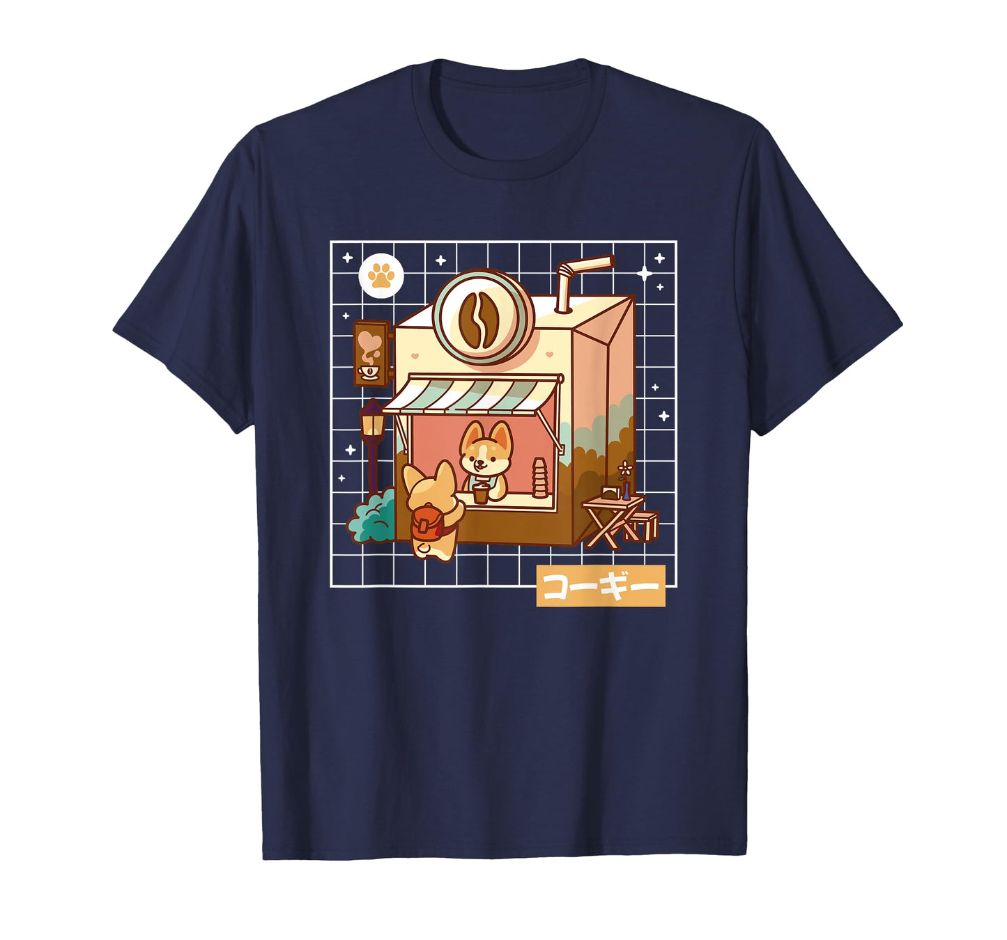 Corgi Dog Lover Kawaii Pembroke Welsh Cute Japanese Anime T-Shirt for Men Women Girls Kids