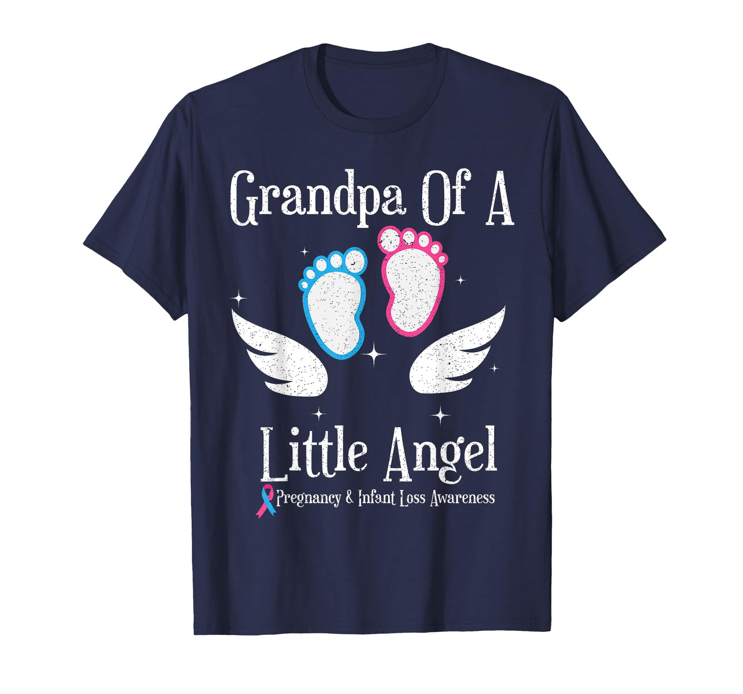 Grandpa Of A Little Angel Pregnancy and Infant Loss t-Shirt T-Shirt