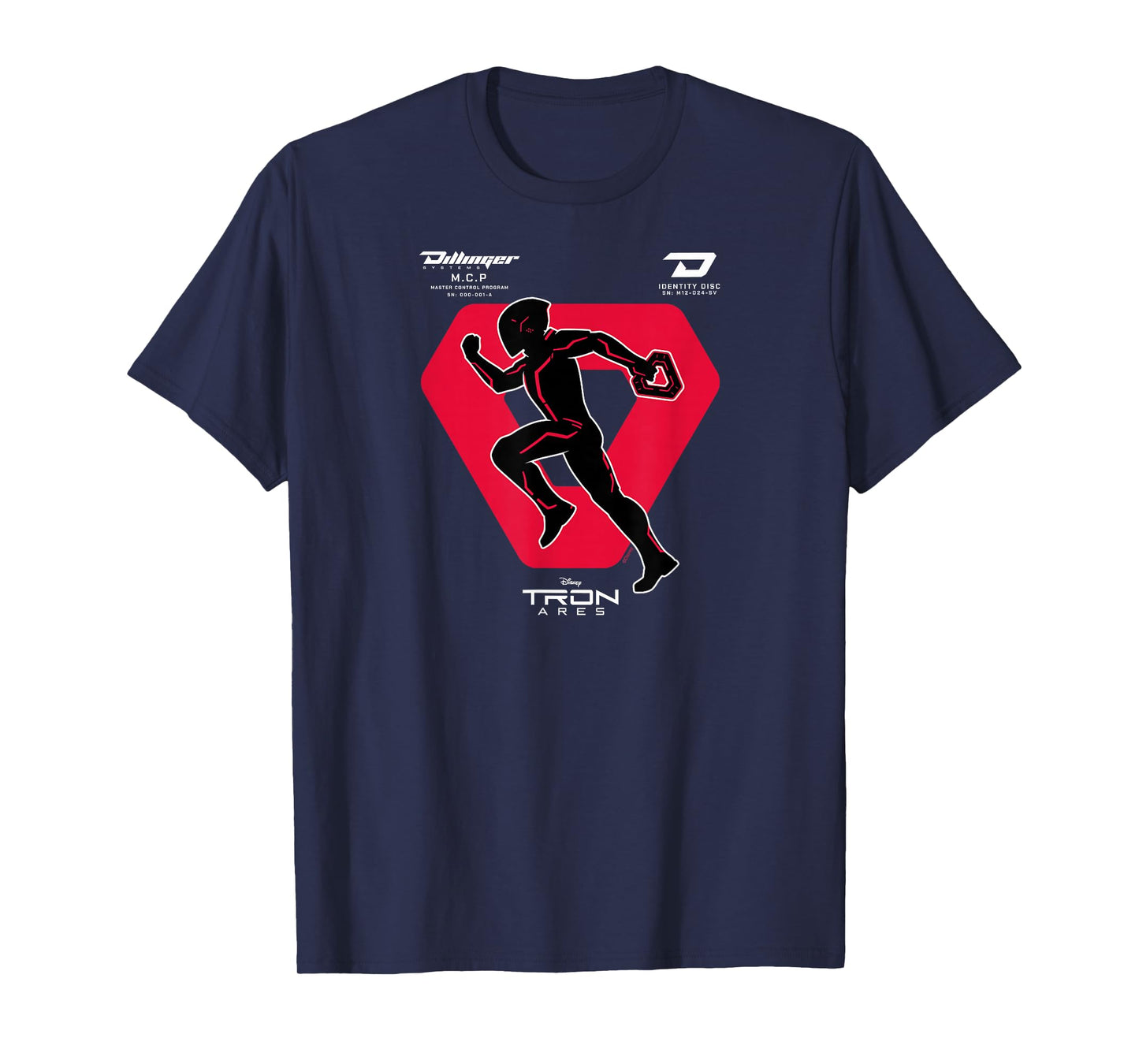 TRON Ares Dillinger Systems Runner Identity Disc T-Shirt