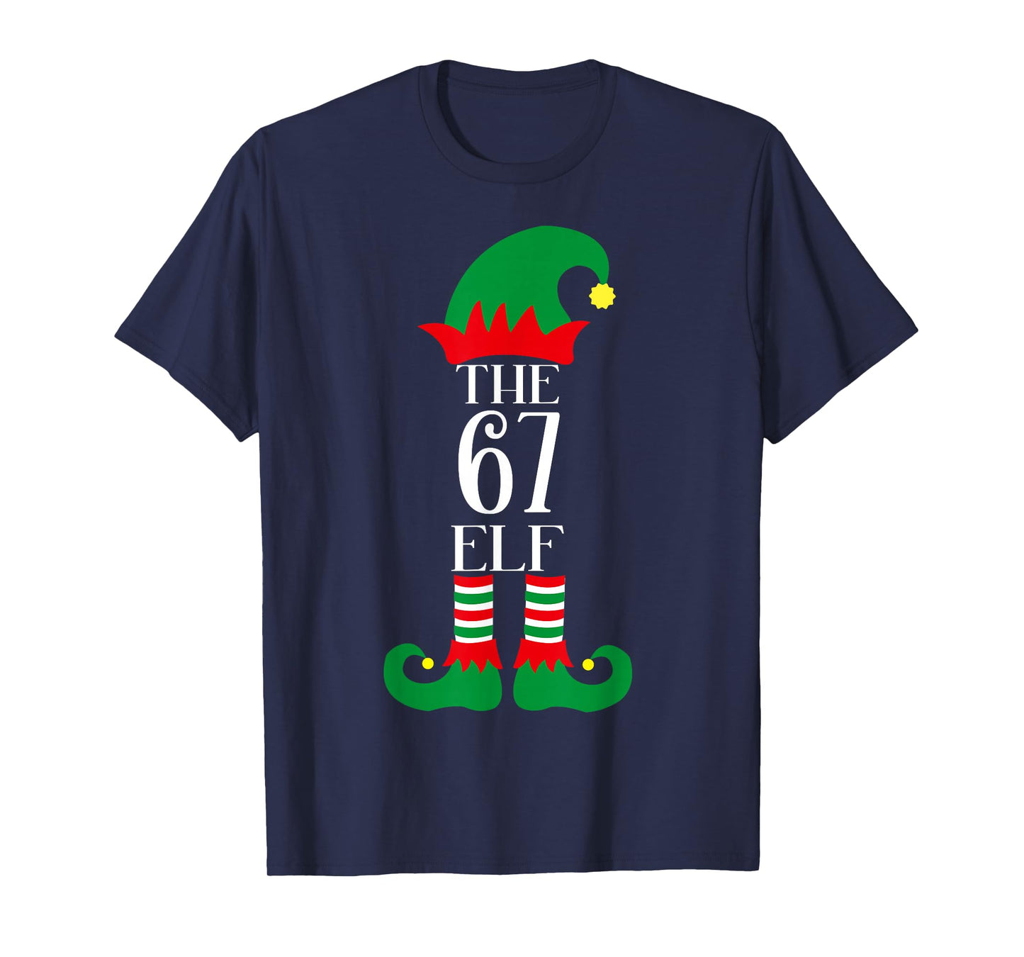 67 Elf Christmas Costume Pajama 67 Meme Gen Alpha Boys Girls T-Shirt
