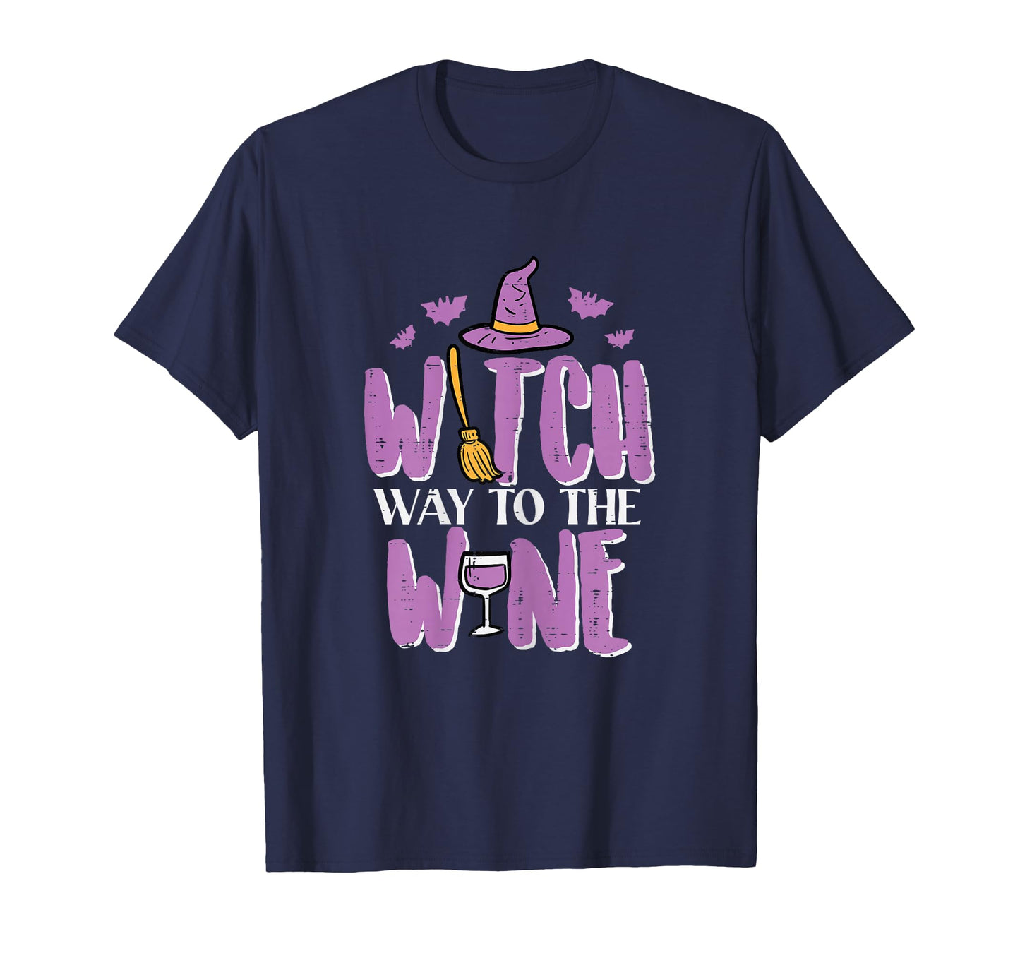 Halloween Witch Way To Funny Pun Costume Party Mom Women T-Shirt