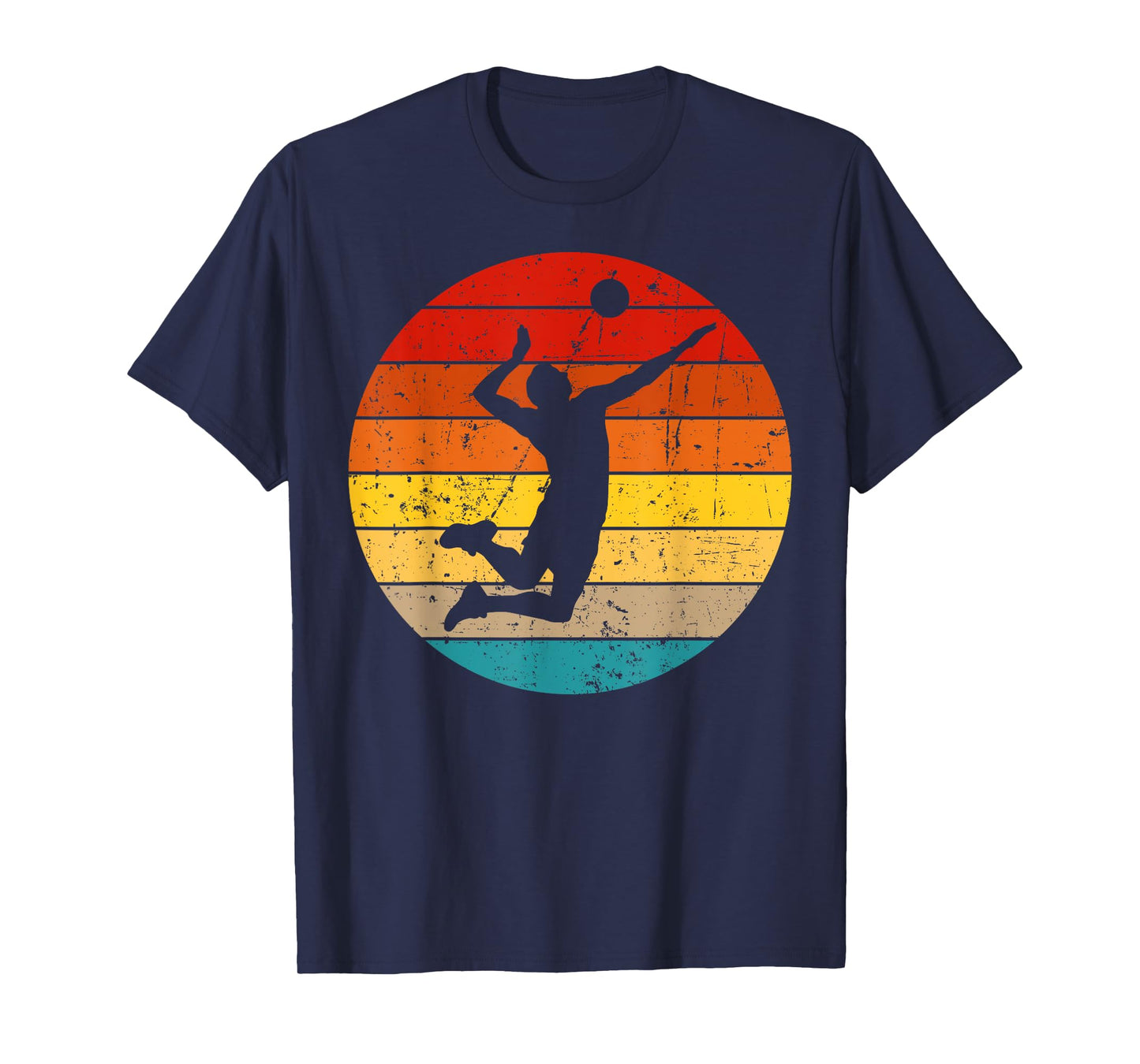 Vintage Volleyball Design For Men Women Volleyball Player T-Shirt