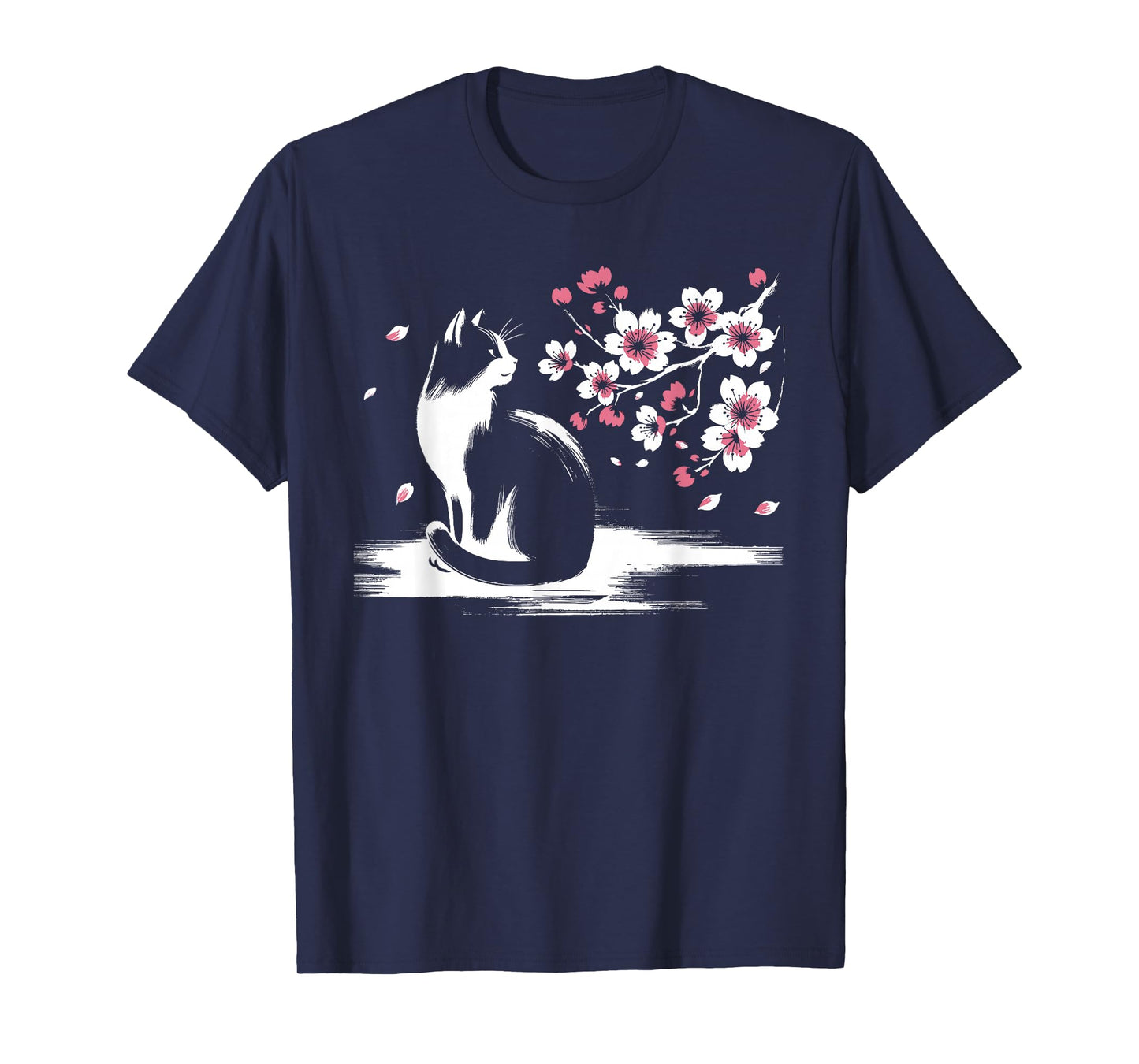 Kawaii Cat Anime Japanese Retro Men Women Kids Funny Cat T-Shirt