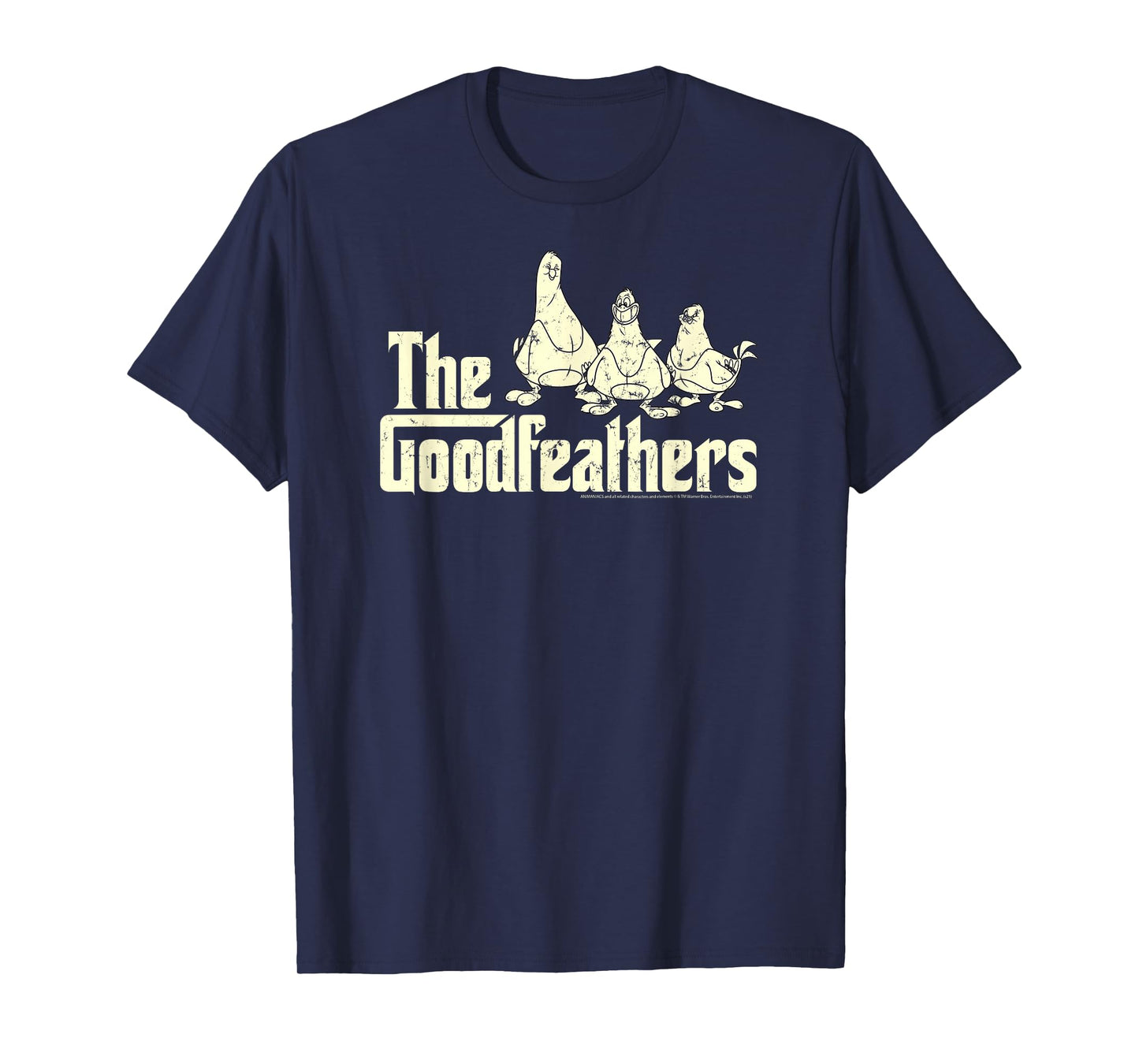 Animaniacs The Goodfeathers Vintage Logo Cartoon T-Shirt