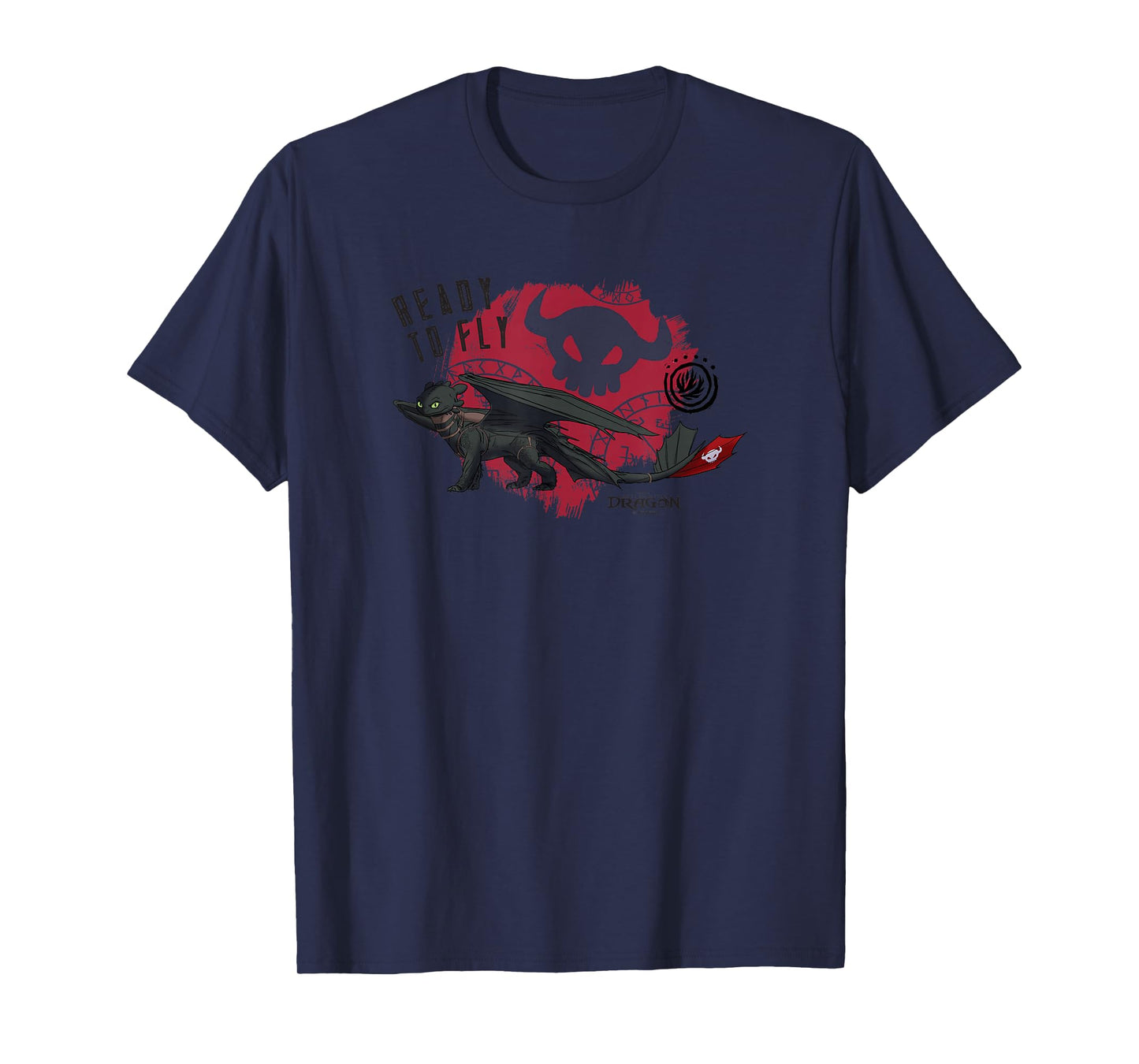 DreamWorks Dragons Toothless Ready to Fly T-Shirt