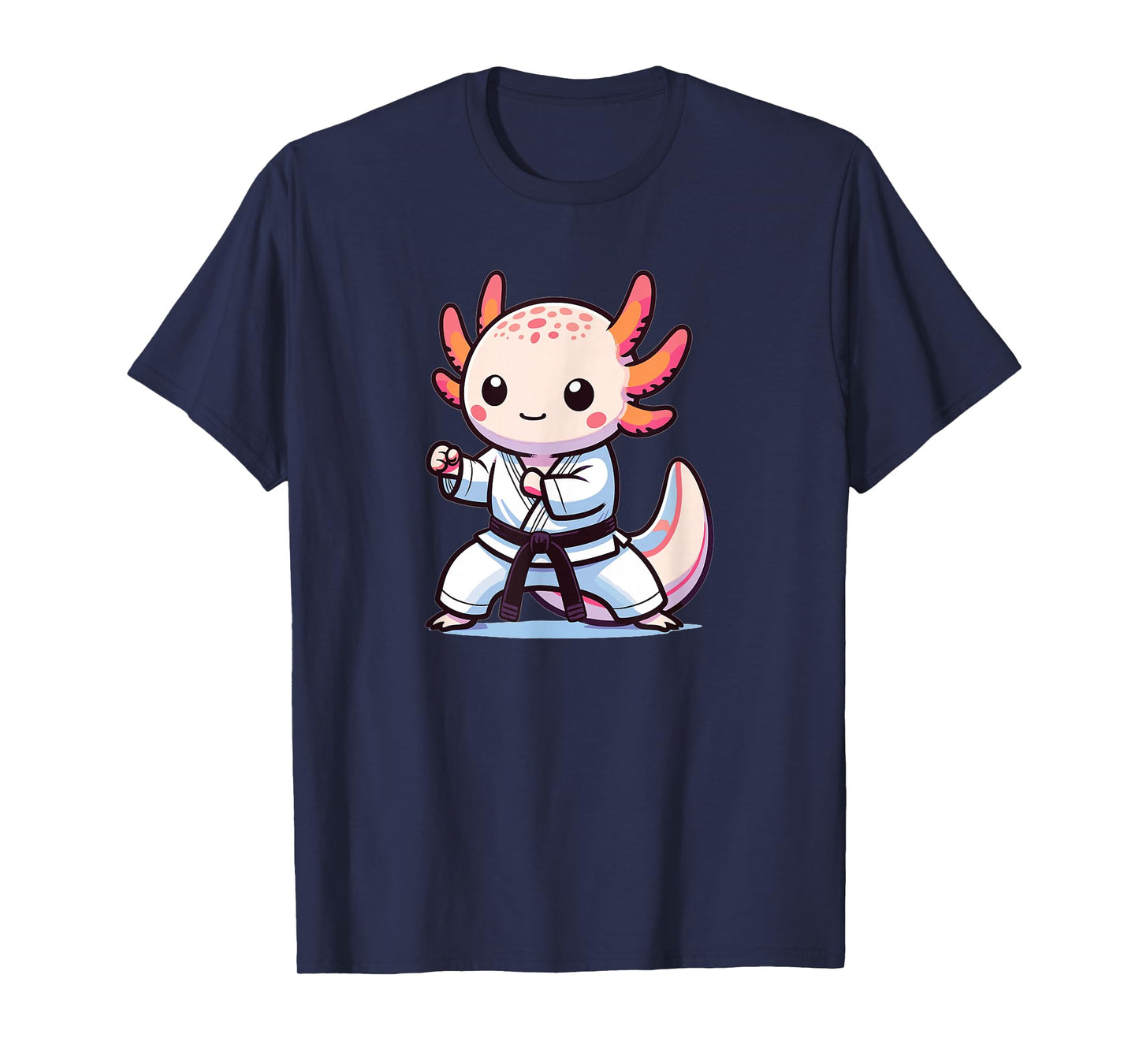 Sports Axolotls Martial Arts Karate Axolotl T-Shirt