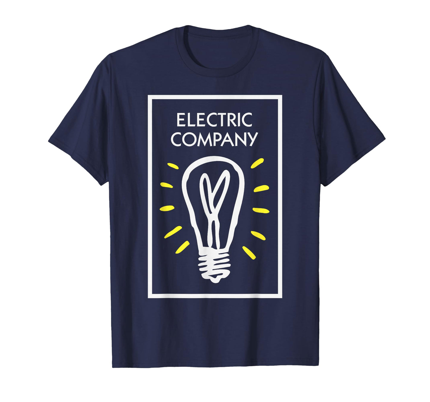Monopoly Electric Company Icon Boxed Up Logo T-Shirt