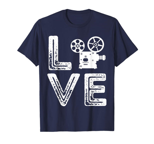 Filmmaker Camera Love Film Producer Cameraman Cinema Lover T-Shirt