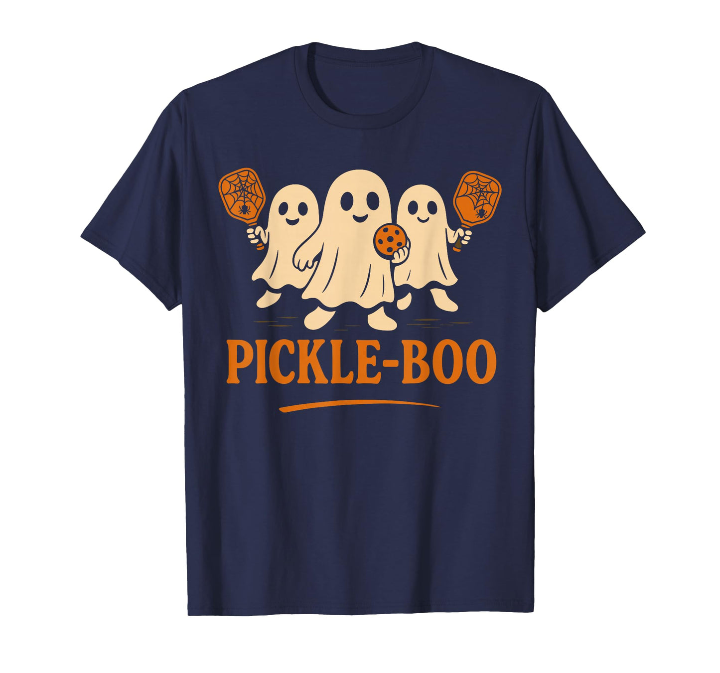 Pickleball Costume Adult Halloween, Kids Pickleball Ghost T-Shirt