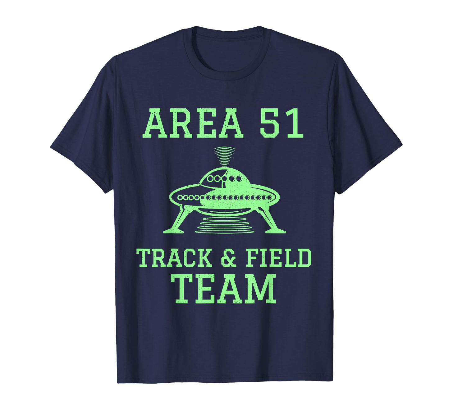 Funny Area 51 Track and Field Team Storm Runners UFO T-Shirt