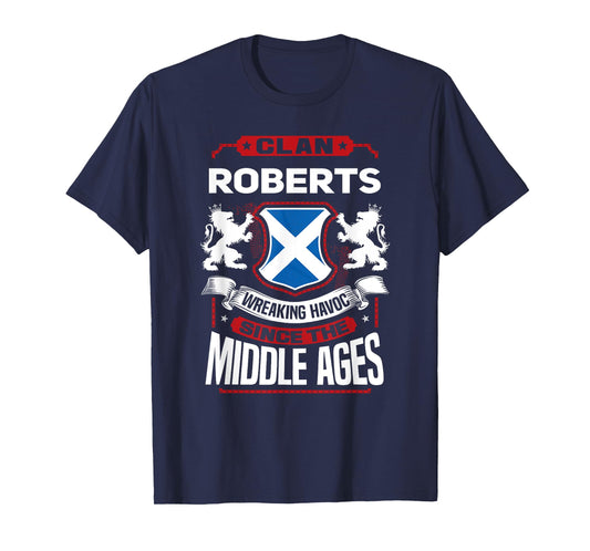 Clan Roberts Scottish Surname Family Reunion Scotland T-Shirt
