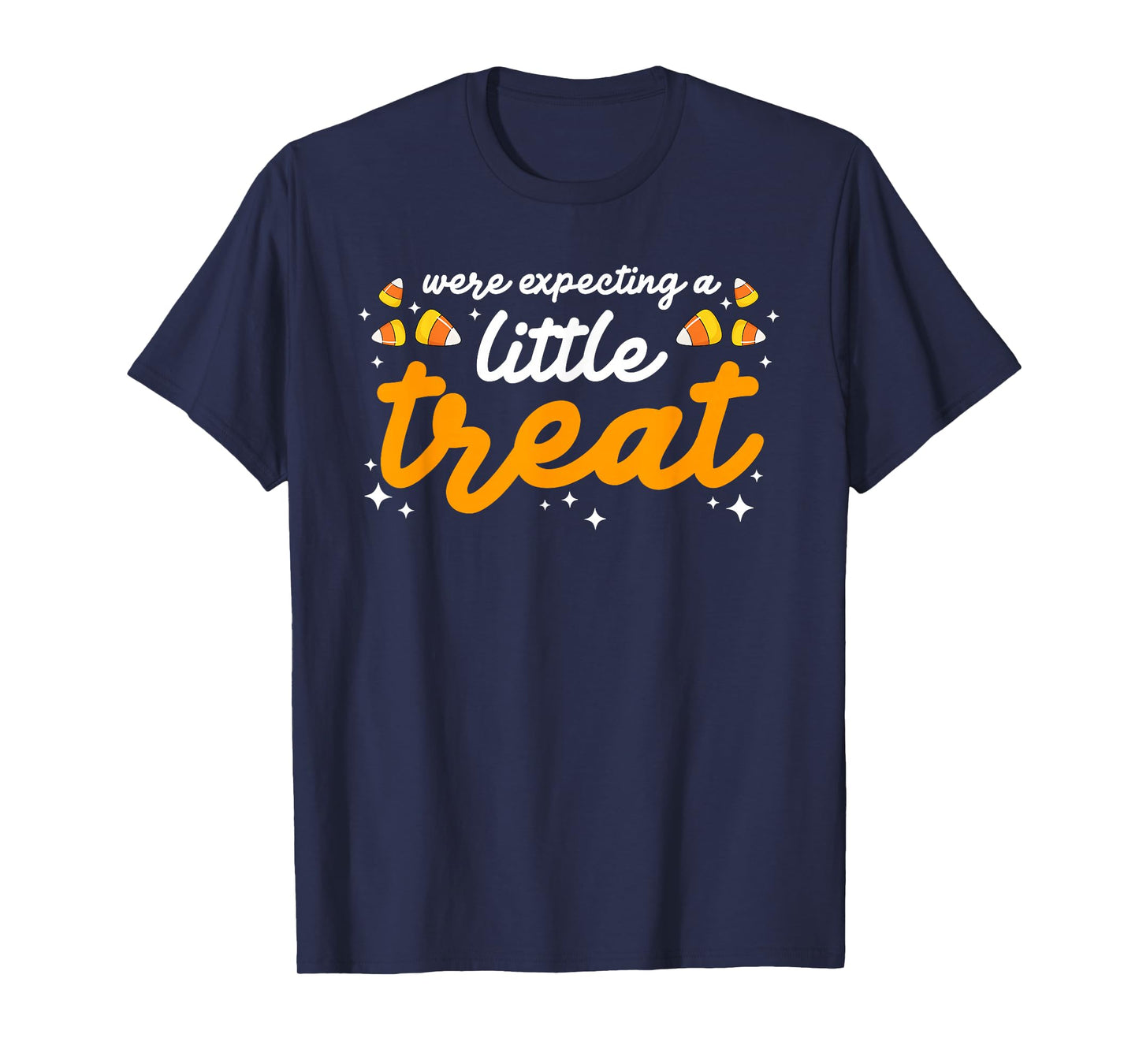 We’re Expecting a Little Treat Pregnancy Reveal Halloween T-Shirt