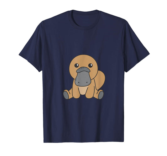 Platypus Cute Animals for Children Manga Platypus T-Shirt