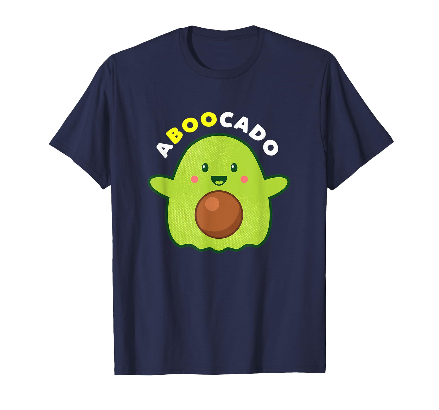 Cute Avocado Ghost A-Boo-Cado Halloween Costume T-Shirt