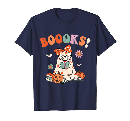 Read More Books Spooky Teacher Cute Halloween Women Men T-Shirt